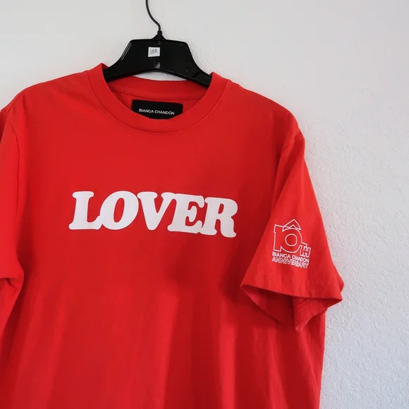 Bianca Chandon Lover 10th Anniversary T-Shirt Size Medium - Picture 6 of 10